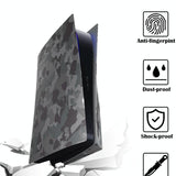 Camouflage Shell Protective Cover for Ps5 Cd-rom Console - Top-Down View
