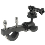Universal Bike Mount for Action Cameras with Tripod Adapter - Top-Down View