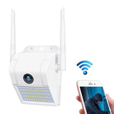Wireless Wall Light Camera 2Mp Ip66 Waterproof Night Vision Remote Monitoring Voice Intercom Motion Detection 128Gb Memory Card - Side View