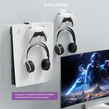 Wall Bracket Storage Hook For Ps5 Game Console - Side View