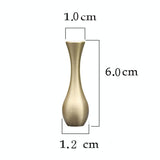 Antique Mini Vase Set for Creative Living Room Decor - Side View
