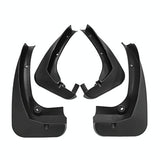 For Bmw X3 F25 Without Pedals 2011-2017 4Pcs / Set Car Auto Soft Plastic Splash Flaps Fender Guard