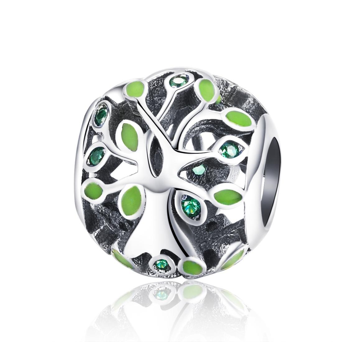 925 Sterling Silver Tree Of Life Bracelet Charm