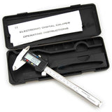 Digital Vernier Caliper / Micrometer - Lcd Display - Close-Up Angle