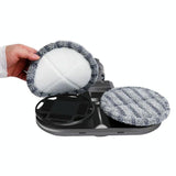 Electric Wet Dry Mopping Head with Water Tank for Dyson V15 - 6pcs Rag