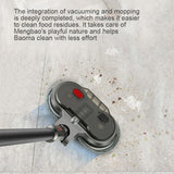 Electric Wet Dry Mopping Head with Water Tank for Dyson V15 - 6pcs Rag - Close-Up Angle
