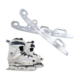 Figure Ice Blade Flat Knife - Roller Skate Accessory Size L - Front View