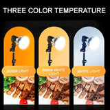 Desktop Photography Stand Kit with Mushroom Fill Light - 90W 155Mm - Low Angle