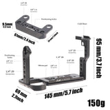 Camera Protection Cage Stabilizer Rig - Rabbit Cage for For Sony Fx30 / Fx3 - Only Top Board