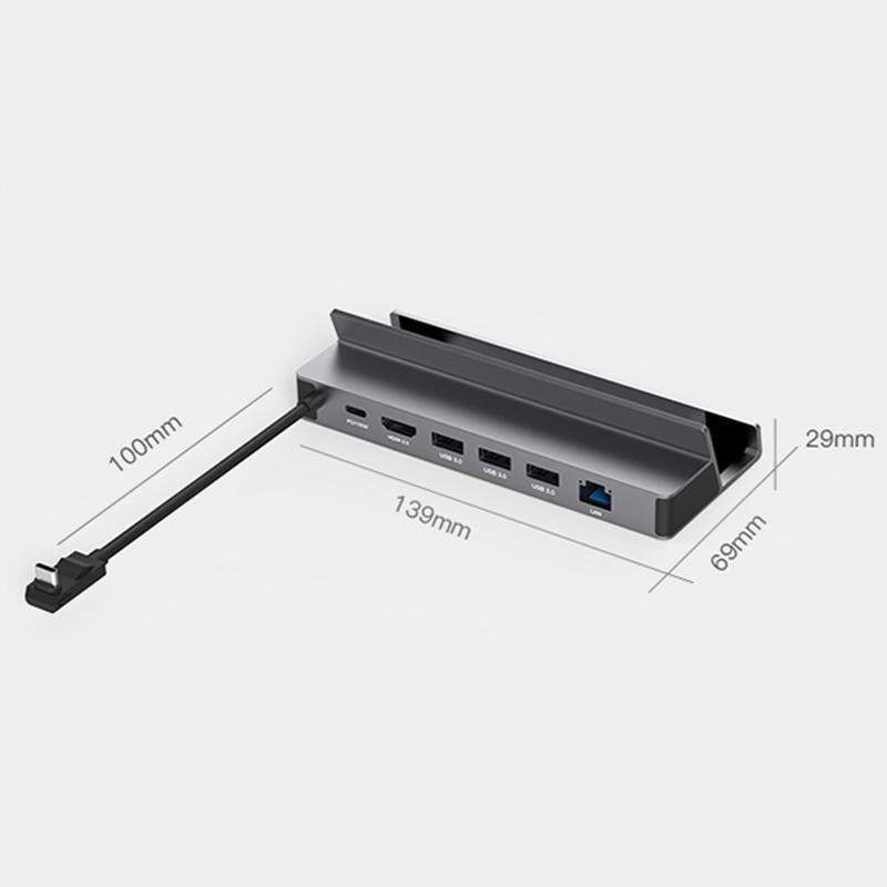 6-In-1 Type-C Docking Station For Steam Deck / Rog Blueendless Ds601 Game Console