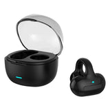 Touch Bone Conduction Bluetooth Earphone with Charging Warehouse - Ear Clip Type - Black - Extra Image