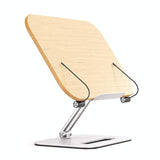 360-degree Rotating Desktop Bookshelf for Tablets - Front View