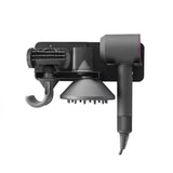 Wall Mounted Hair Dryer Holder For Bathroom Storage Upgraded Model - Front View