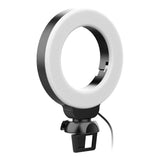 48leds Laptop Camera Beauty Ring Light - Clip Set 4-inch - Clip Set - Front View