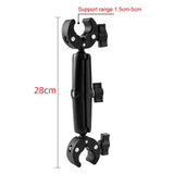 18cm Dual Head Motorcycle Handlebar Mount - 18Cm