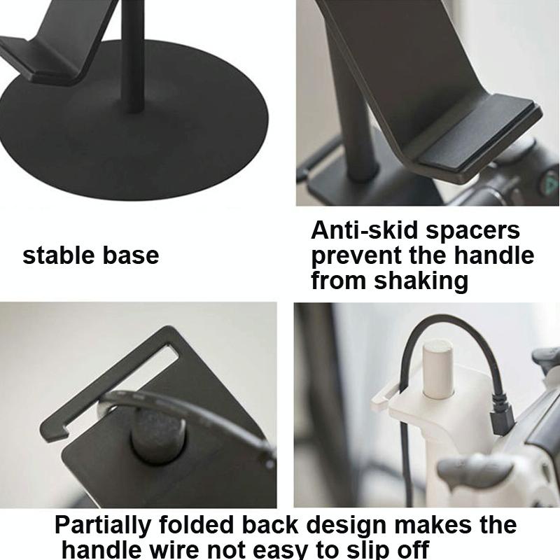 3-tier Desktop Gamepad and Headphone Storage Rack - White