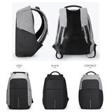 15-inch Multifunction Usb Charging Laptop Backpack for Men - Low Angle