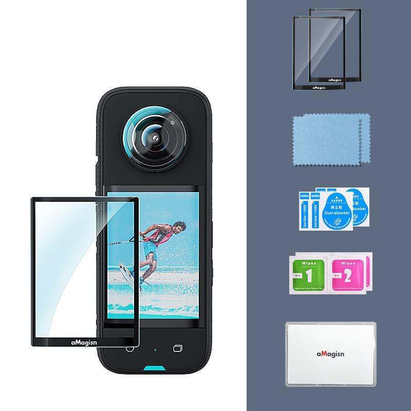 Tempered Film Protection for Insta360 X3 Sports Camera - 1 Set - 1Set