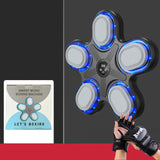 Bluetooth Music Boxing Machine With Adult Gloves - Reaction Training - With Half-Finger Gloves - Side View
