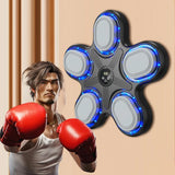 Bluetooth Music Boxing Machine With Adult Gloves - Reaction Training - With Half-Finger Gloves - 45-Degree Angle