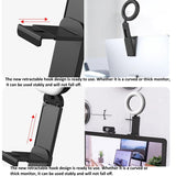 Desktop Ring Fill Light with Multi-function Bracket - 3000-6500k - Rear View