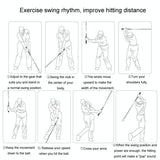 Improve Swing Speed with Golf Swing Training Stick - Top-Down View