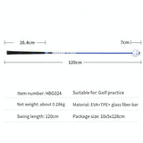 Improve Swing Speed with Golf Swing Training Stick - Rear View
