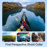 Magnetic Halter Bracket for Action Cameras - Compatible with Gopro Hero11 / Hero9 / Dji Action 3 Standard - Te Hnb 001 - 45-Degree Angle