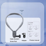 Magnetic Halter Bracket for Action Cameras - Compatible with Gopro Hero11 / Hero9 / Dji Action 3 Standard - Te Hnb 001 - Close-Up Angle