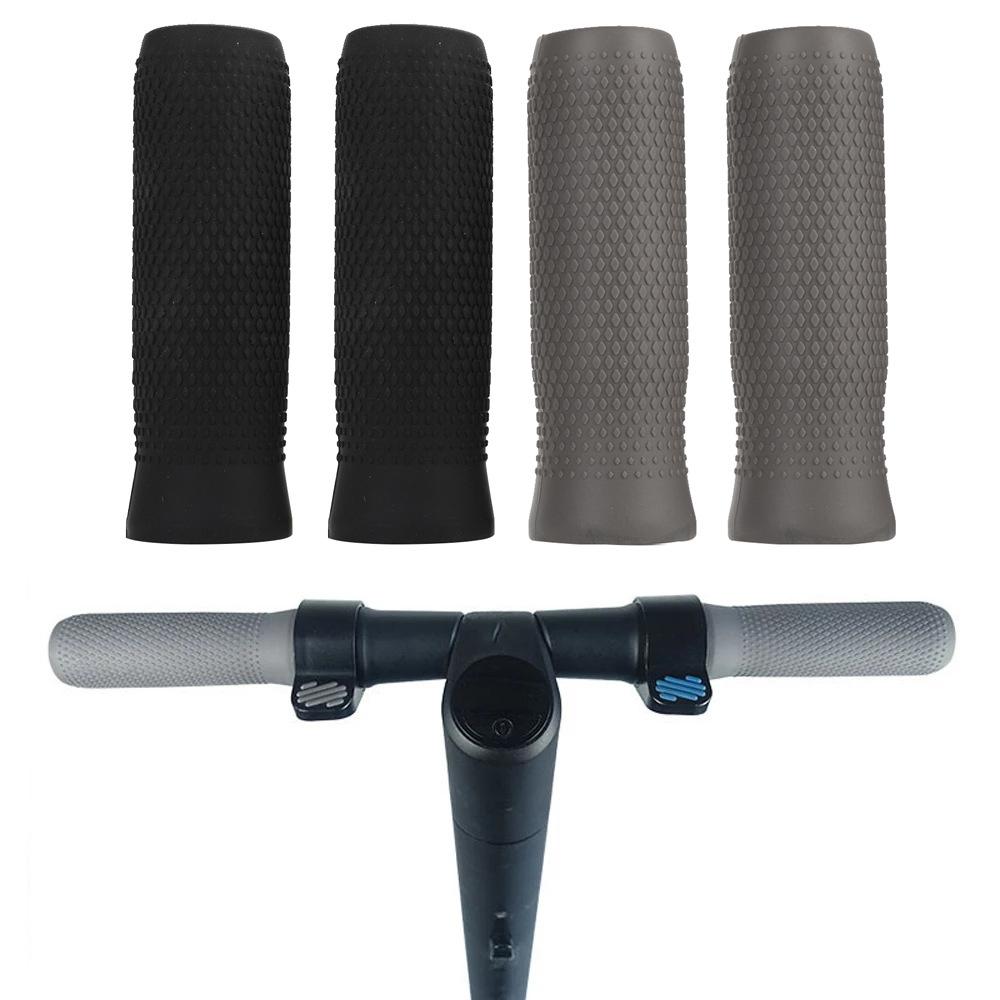 Silicone Handbar Cover for Ninebot Es Scooters - Gray Pair