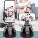 Smart 360-degree Follow-up Tripod Head for Live Video Recording with Battery