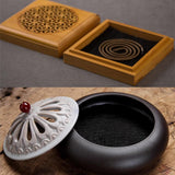 100-pack Fireproof Cotton Pads for Incense Burners and Mosquito Coils - 7.5Cm - Top-Down View