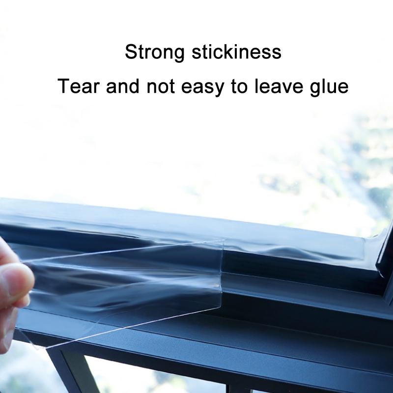 10m Long Window Frame Gap Tape - 5cm Wide Plastic Steel