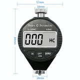 Digital Tire Hardness Meter - Plastic & Rubber - Top-Down View