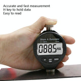 Digital Tire Hardness Meter - Plastic & Rubber - Close-Up Angle