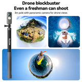 3m Carbon Fiber Selfie Stick Monopod for Action Cameras - 1 / 4 Screw