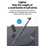 3m Carbon Fiber Selfie Stick Monopod for Action Cameras - 1 / 4 Screw - Extra Image