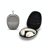 Gray Headphone Storage Bag - Universal Organizer - Front View