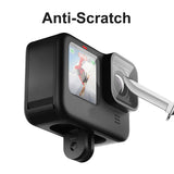 Hat Prince 3-in-1 Tempered Glass Screen Protector for Gopro Hero 10 - 0.2mm - Close-Up Angle