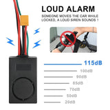 Anti-theft Alarm Electric Scooter with Remote Control 36-55v - For Xiaomi M365 - Rear View