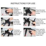 Anti-theft Alarm Electric Scooter with Remote Control 36-55v - For Xiaomi M365 - Extra Image