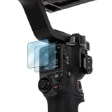 Tempe Glass Film for Dji Rs 4 / Rs 4 Pro / Rs 3 / Rs 3 Pro - 2 Pack - Front View