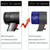 Rear Motor Cover & Filter Set for Dyson V6 Vacuum - 45-Degree Angle
