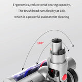 Electric Floor Brush for Dyson Vacuum Cleaners - 45-Degree Angle