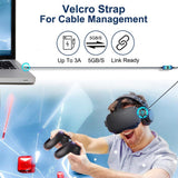Aluminum Vr Link for Oculus Quest 2 - 5m - Close-Up Angle