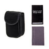 7x Digital Golf Telescope with Measuring Instrument and Padded Case - Close-Up Angle