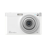 4k 8x Optical Zoom Telescopic Lens Digital Camera - White 2.88 Inch