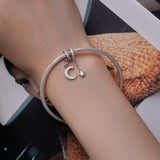 925 Sterling Silver Moonlight Zircon Bracelet - Rear View