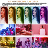 Foldable Rgb Fill Light with Phone Clip & Cold Shoe Interface - Top-Down View