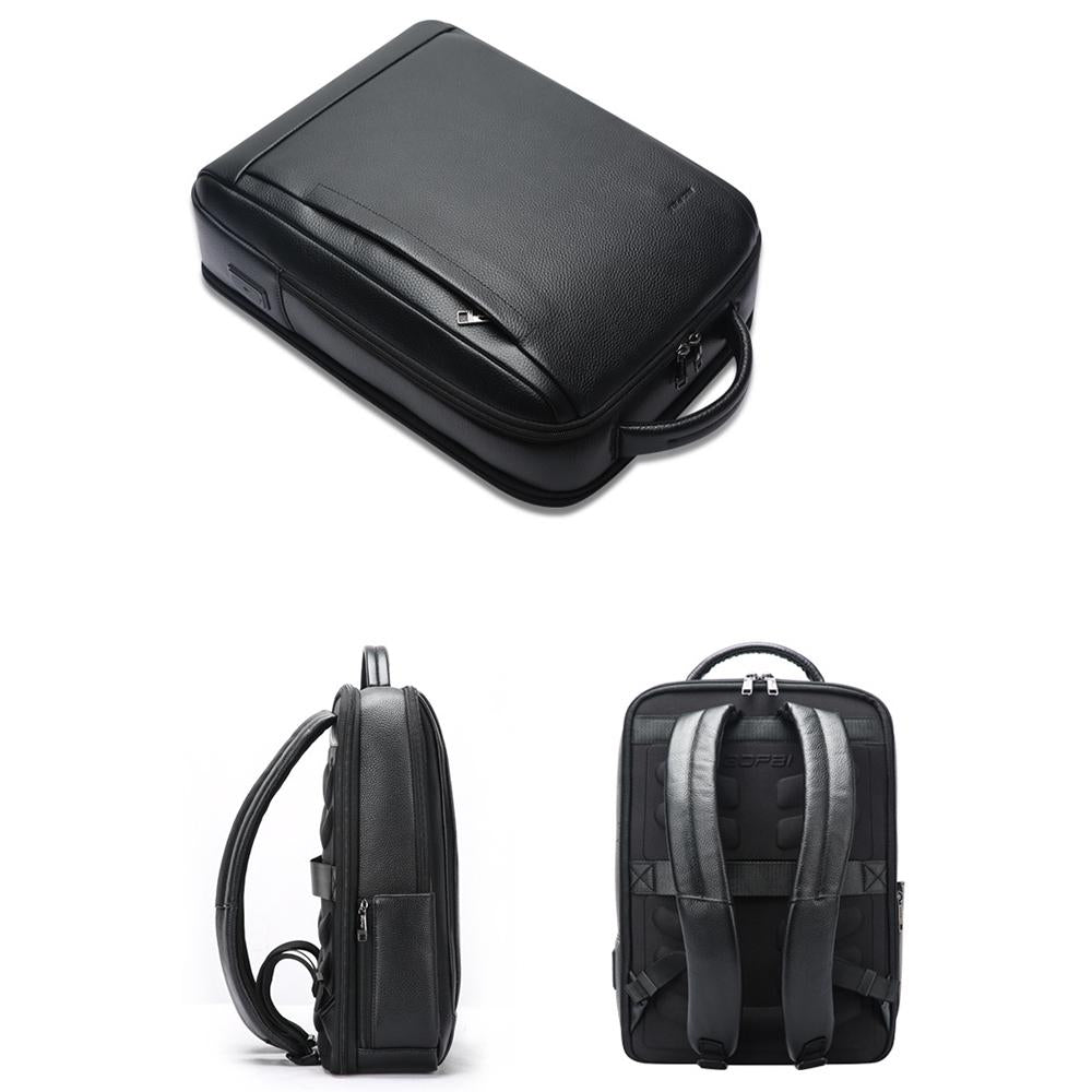 Deluxe Waterproof Laptop Backpack with Usb & Type-c Port - Large Capacity - 61-122891